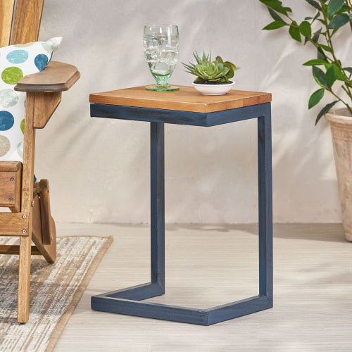 Petite Noir Accent Table