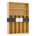 7-Slot Bamboo Drawer Organizer