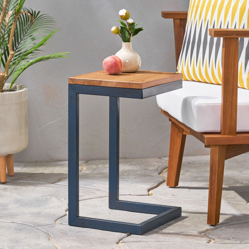 Petite Noir Accent Table