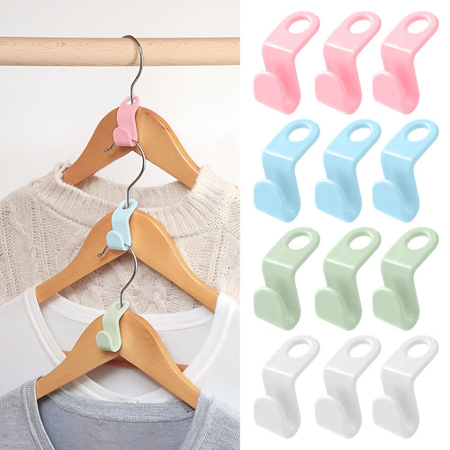 50 PCS Closet Space Saver - Sturdy Hanger Connector Hooks